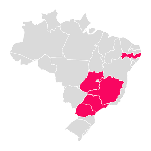 Mapa de Atuação Imobitek